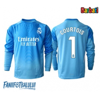 Real Madrid Thibaut Courtois #1 Portarii Tricou Fotbal Replică 2025-26 Barbati Acasa Mâneci Lungi
